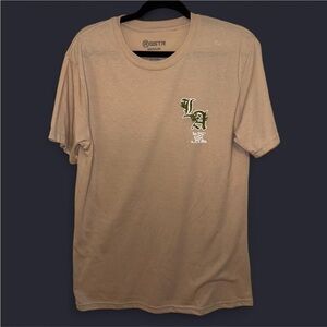 RGSTR- T Shirt - Men’s - Medium - Beige with graphics